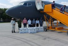 Comando estatal de vacunación recibe remesa de 50 mil 310 vacunas Pfizer