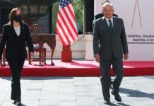 Abordaremos causas de fondo de la migración, dice AMLO al recibir a Harris
