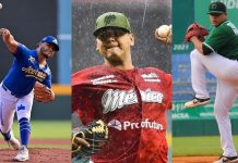 LANZADORES DE VENADOS DE MAZATLÁN LUCEN EN LA LIGA MEXICANA DE BEISBOL