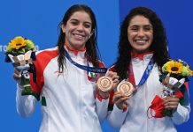 Gabriela Agúndez y Alejandra Orozco ganan medalla de bronce en plataforma de 10m