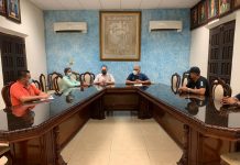 En una reunión encabezada por autoridades municipales y del sector salud, se evaluó la situación actual ante la disminución de casos por Covid19 en el municipio de Rosario.