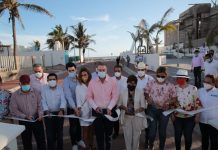 Quirino inaugura el alumbrado del malecón de Guasave