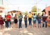 Acompañados de vecinos y funcionarios, esta tarde el presidente municipal Lic. Ricardo Núñez Ríos, y la presidenta de Sistema DIF Municipal, Mayra Núñez, inauguraron la pavimentación de una calle en la colonia Marcelo Loya.