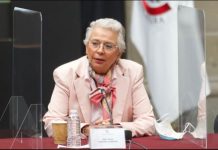 A mano alzada eligen a Sánchez Cordero como candidata a presidir Senado