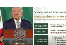 El 1 de octubre inicia registro de vacunación de niños de 12 a 17 años