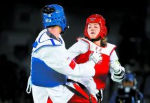 La taekwondoín María está de regreso al tatami