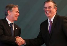 Ebrard dice «adiós» a la Iniciativa Mérida, al lado de Antony Blinken