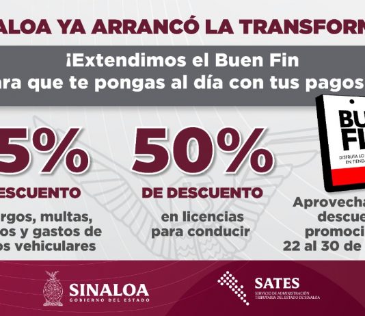 Se extiende prórroga por ‘Buen Fin’ en pago de impuestos, recargos y trámites vehiculares