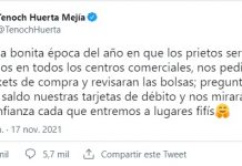 Llegó la época del año en que al prieto le tienen desconfianza en lugares fifís: Tenoch Huerta