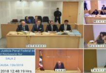 Trajeado y tranquilo, así fue la audiencia donde Lozoya fue testigo por Odebrecht