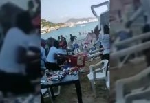#Video Pelea entre meseros y comensales en Acapulco deja tres heridos