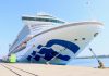 Hoy llegó el Ruby Princess con 1,093 pasajeros y 945 tripulantes