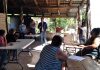 Pobladores de la comunidad participaron en un curso taller de capacitación, porporcionado por personal de la Secretaria de Turismo.