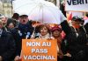 En Francia, más de 100 mil personas protestan contra pasaporte de vacunación covid