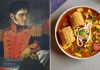 Cuál es el origen del caldo tlalpeño y qué relación tiene con Santa Anna