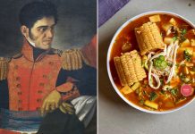 Cuál es el origen del caldo tlalpeño y qué relación tiene con Santa Anna