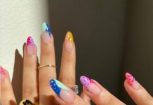 Manicura francesa con puntitos, la tendencia más colorida para tus uñas este 2022