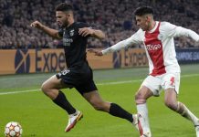 Edson Álvarez y el Ajax se despiden de la Champions tras una increíble derrota por una falta del mexicano que provocó el gol del Benfica