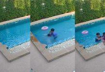 Niña de 10 años salva a su hermana que cae en piscina: VIDEO