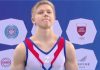 Gimnasta ruso comparte podio con ucraniano y lanza mensaje en favor de la guerra