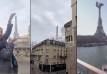 Ucrania difunde impactante VIDEO de «bombardeo» en París para concientizar sobre la guerra con Putin