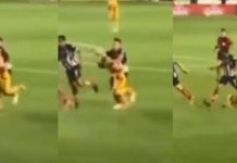 Por la espalda y sin balón: la cobarde agresión en el Tigres vs Rayados que investiga la Liga MX