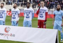 Futbolista turco se negó a usar camiseta de ‘no a la guerra’: «están haciendo estas cosas cuando pasa en Europa»