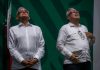 López Obrador y Rocha Moya Impactados por el Eclipse Solar
