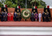Asiste Gobernador Rocha a ceremonia por aniversario 178 de la Gesta Heroica de Chapultepec