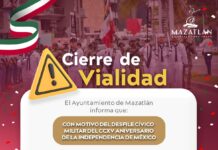 Habrá cierres viales por desfile de Independencia