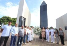 Autoridades rinden homenaje a pescadores caídos del huracán «Ismael»