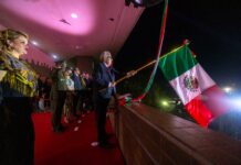 Gobernador Rocha Moya conmemora el 215 aniversario del Grito de Independencia