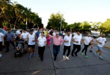 Gobernador Rocha encabeza el arranque de la Carrera de la Salud 2025 “Corre y Apoya”