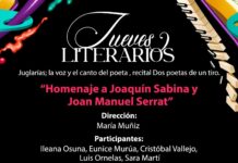Poesía y música de Serrat y Sabina este Jueves Literario en Casa del Marino