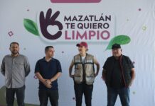 Pone en marcha Estrella Palacios treceava jornada de limpieza simultánea en cuatro zonas de Mazatlán