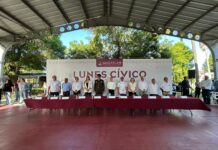 Con Lunes Cívico celebran el 60 aniversario de la Secundaria General No. 1 “Guillermo Prieto”