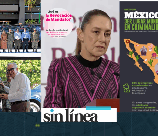 Rocha, y su Cuarto Informe. Sheinbaum por Revocación. México, Tristes Lugares