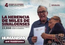 Destaca Gobernador Rocha el humanismo transformador en beneficio de las y los sinaloenses
