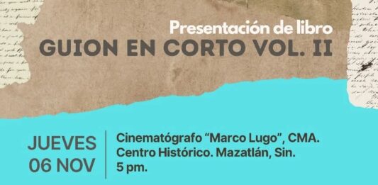 Cultura invita a la presentación del libro «Guion en corto Vol. II» este jueves en el Cinematógrafo