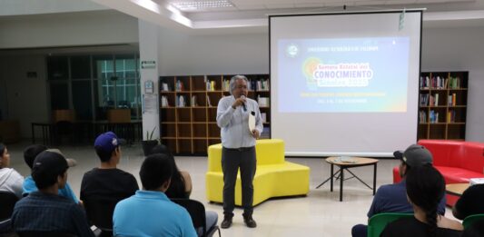 En la Universidad Tecnológica de Escuinapa, clausura rector la Semana Estatal del Conocimiento 2025.