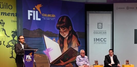 La UAS, aliada del progreso y la cultura, se hace presente en la presentación de “La decisión”, en la Feria Internacional del Libro Culiacán 2025