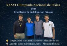 Sinaloa gana cuatro medallas en la Olimpiada Nacional de Física 2025; dos de ellas fueron logradas por estudiantes de preparatoria de la UAS
