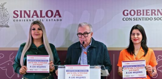 Sinaloa se adhiere al Compromiso Nacional por la Vida, la Felicidad y el Respeto a las Mujeres: Gobernador Rocha