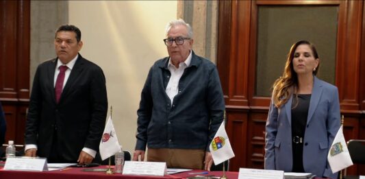 Asiste Gobernador Rocha Moya a las Sesiones del Consejo Nacional de Seguridad Pública y del Consejo Nacional de Protección Civil