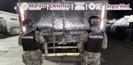 ASEGURAN MÁS DE MEDIA TONELADA DE METANFETAMINA EN EL RECINTO PORTUARIO DE MAZATLÁN