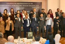 Guillermo Hernández Lizárraga asume la presidencia del Colegio de Contadores del Sur de Sinaloa