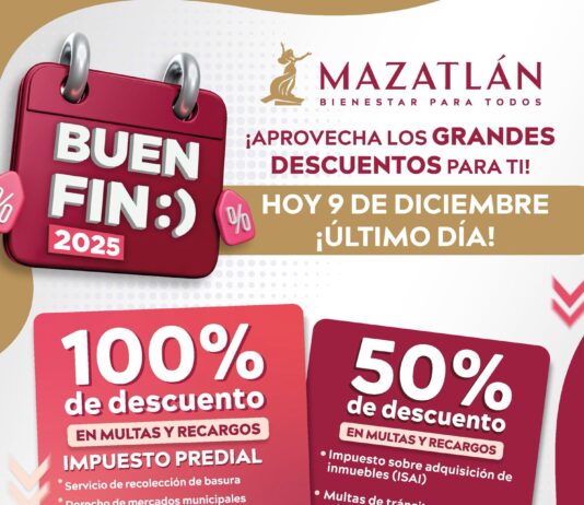 Hoy 9 de diciembre último día para aprovechar descuentos de hasta un 100% en Predial y otros impuestos municipales