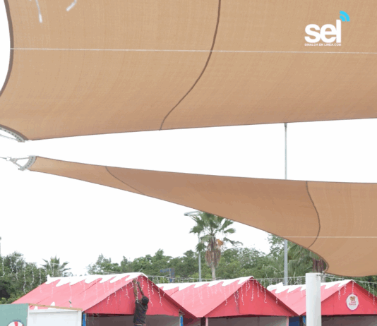 Inician la Instalación de la Villa Navideña en el Parque Central con sus Grandes Atractivos