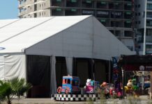 ¡Prácticamente Todo Listo en la Villa Navideña en el Parque Central!