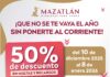 Invita Gobierno de Mazatlán a aprovechar descuentos del 50% en multas y recargos del Predial